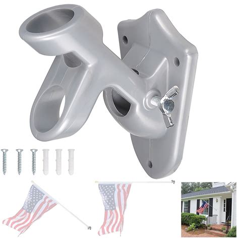 flag pole holder aluminum alloy wall mount bracket|adjustable flag pole brackets.